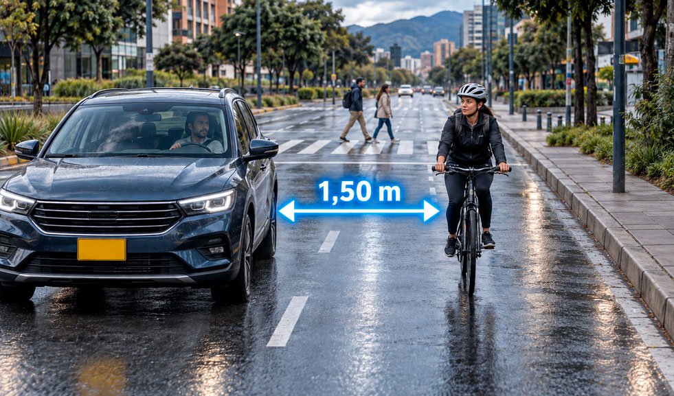 Ley 2635 de 2026 fortalece las medidas de protección para ciclistas y peatones en las vías